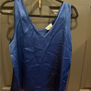 Nicole Miller Royal Blue Tank Top